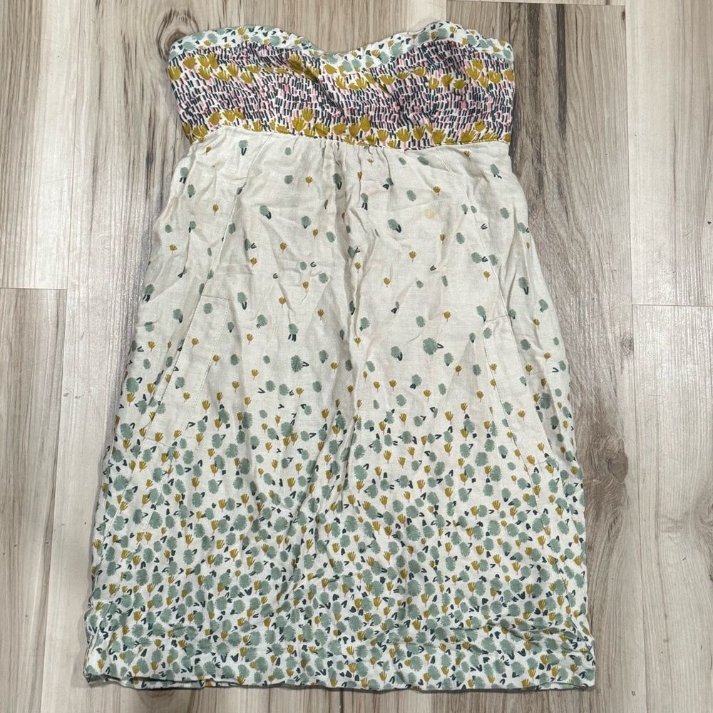 Kimchi Blue Strapless Multiprint Mini Dress Women’s XS